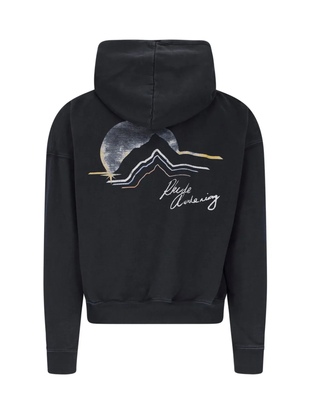 Rhude Awakening Graphic Printed Drop Shoulder Hoodie