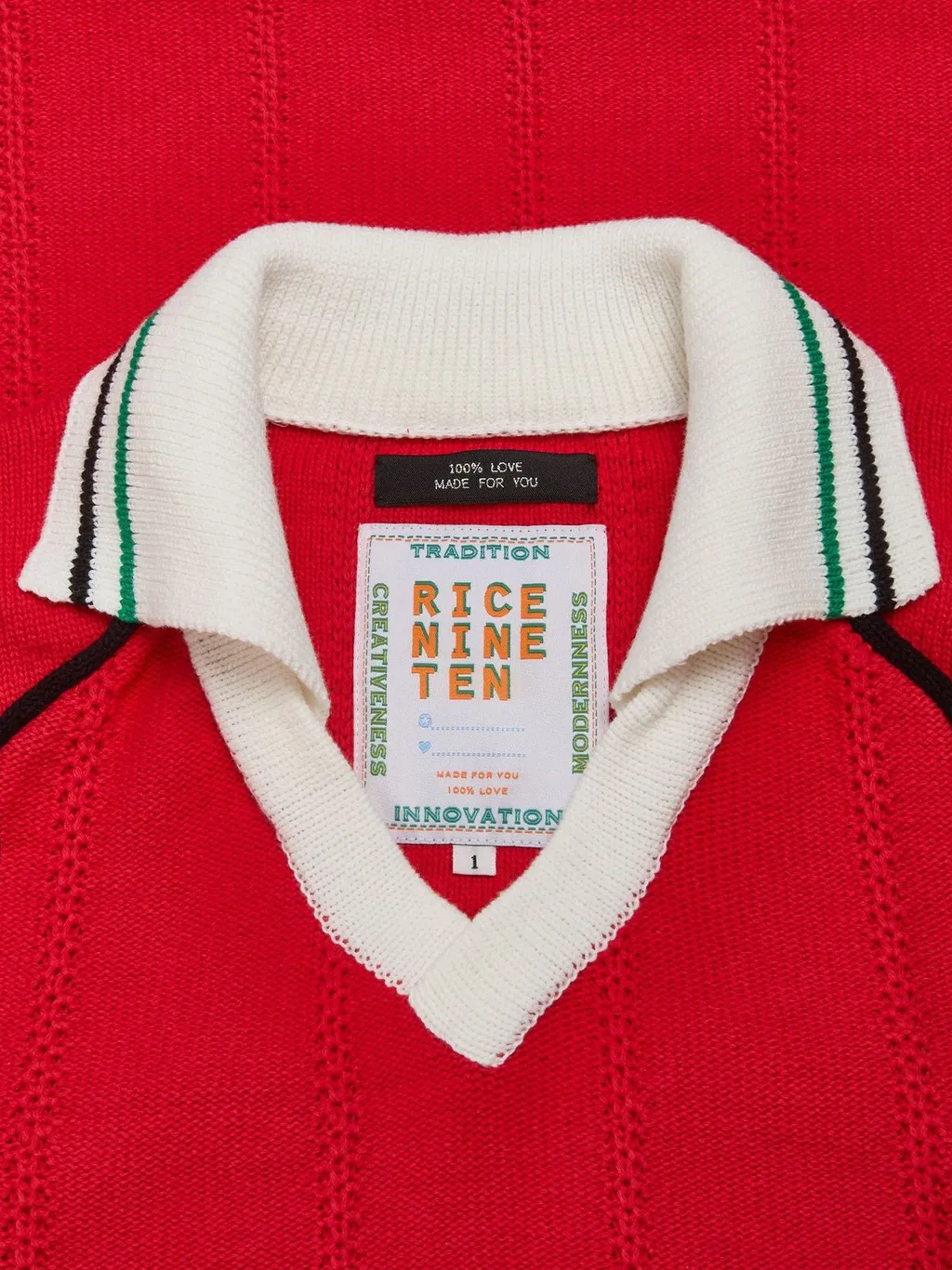 Rice Nine Ten Textured Knit Soccer Jersey