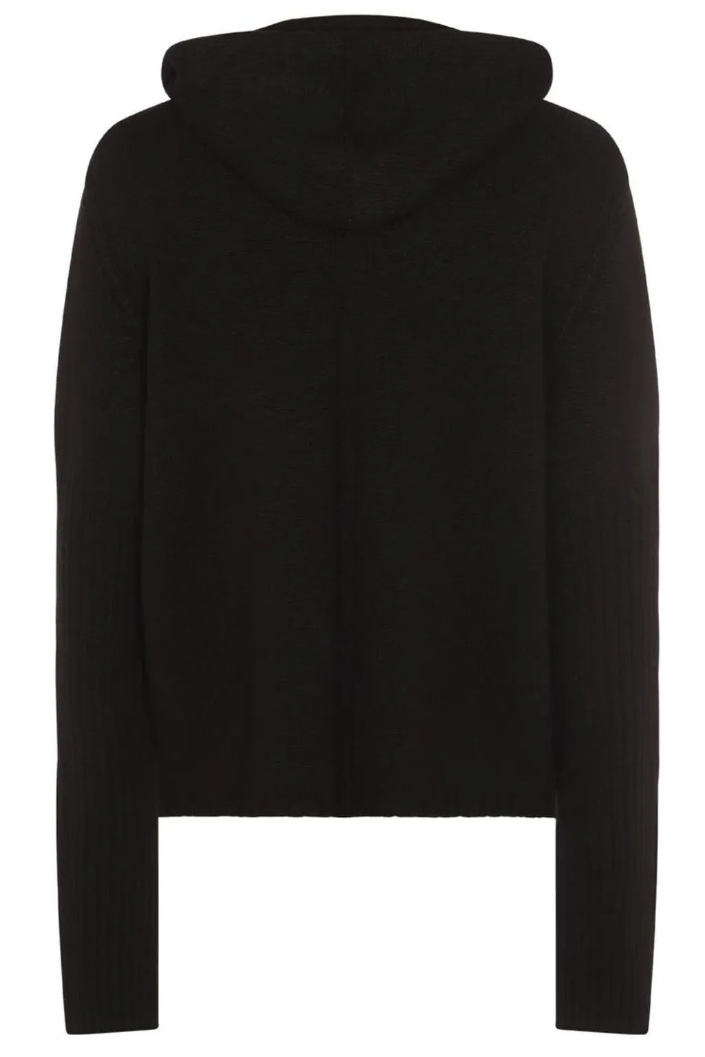 Rick Owens Ribbed Zipped Hoodie