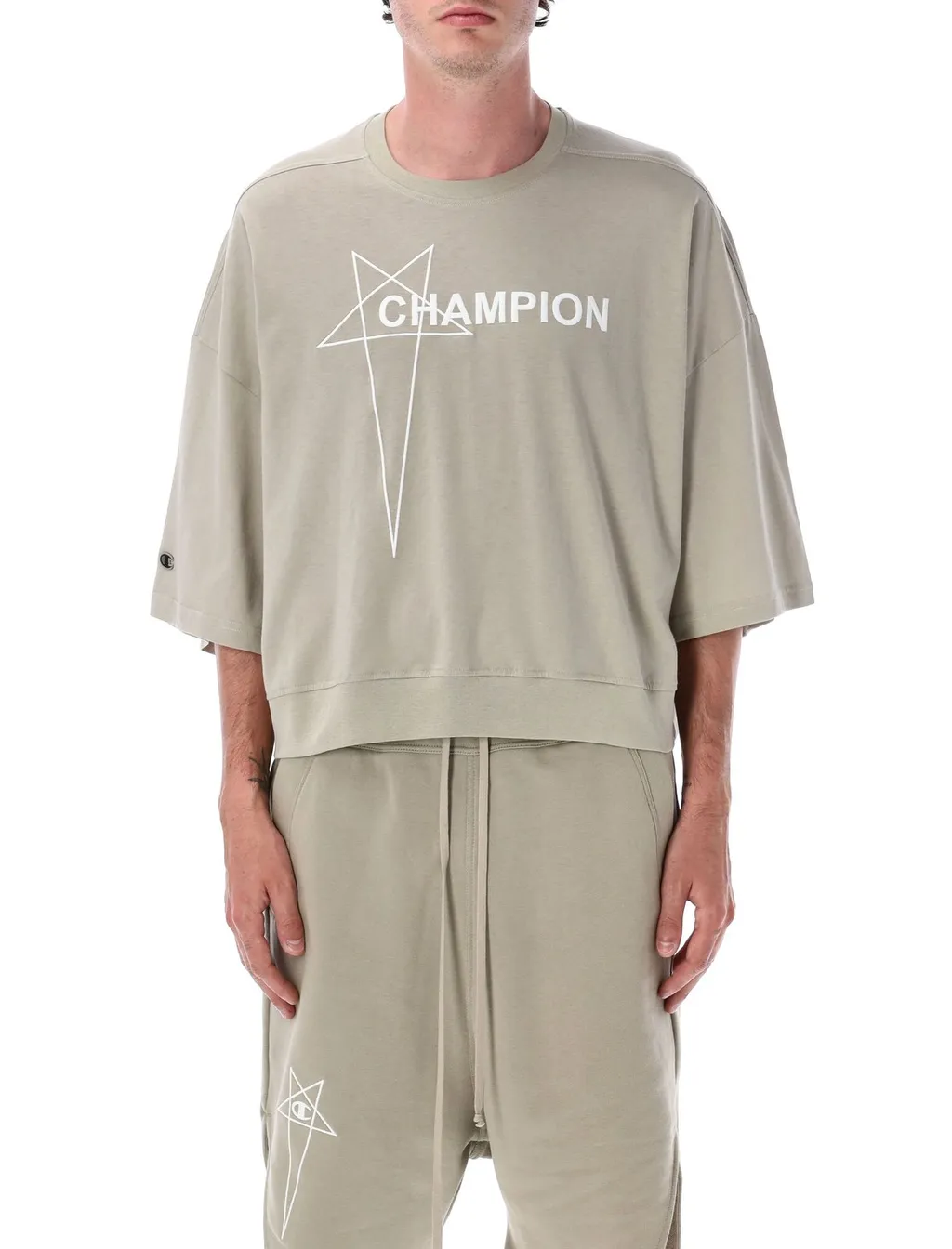 Rick Owens X Champion Tommy Corpped T-Shirt