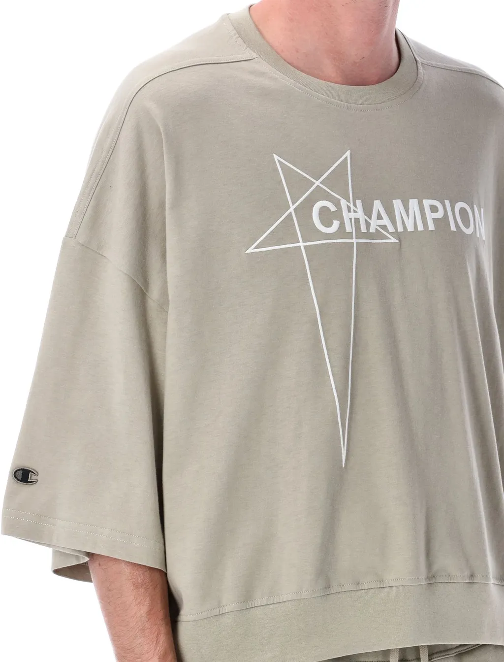 Rick Owens X Champion Tommy Corpped T-Shirt