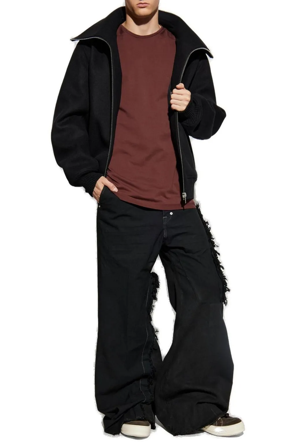 Rick Owens Blixa Dracucollar Jacket