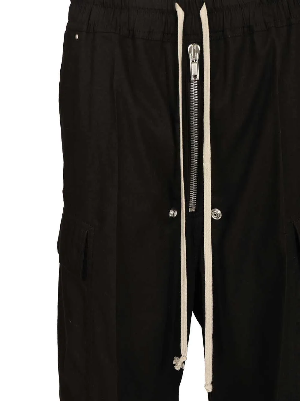 Rick Owens Zip Detailed Drawstring Trousers