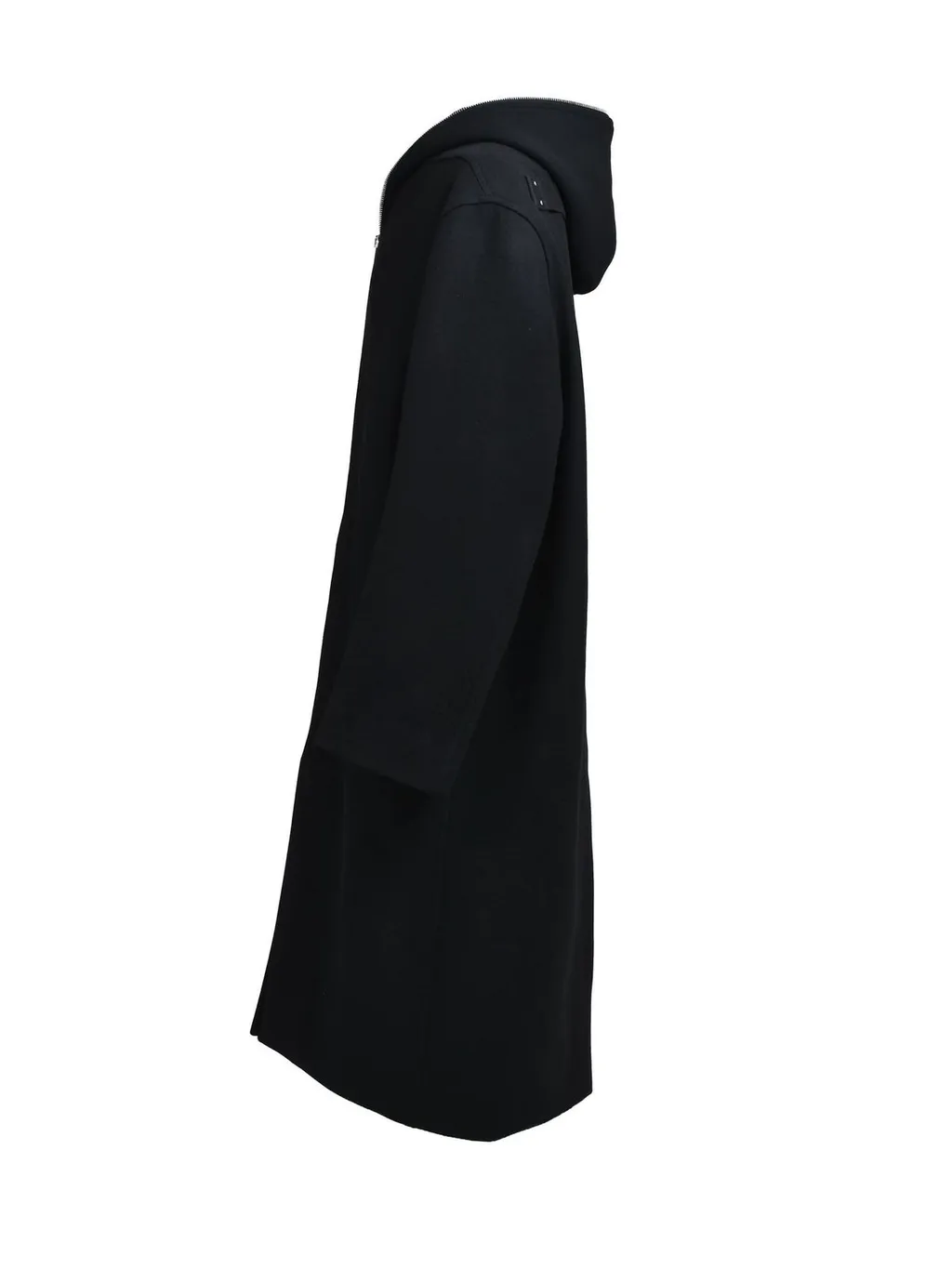 Rick Owens Long Sleeve Zip-Up Coat