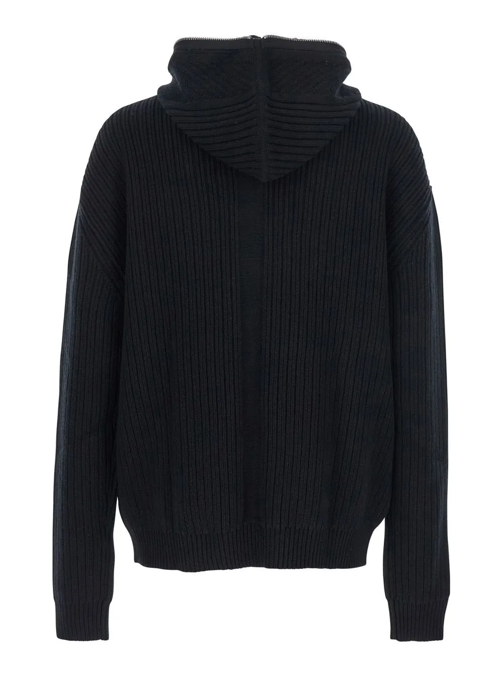 Rick Owens Zipped Knitted Hoodie