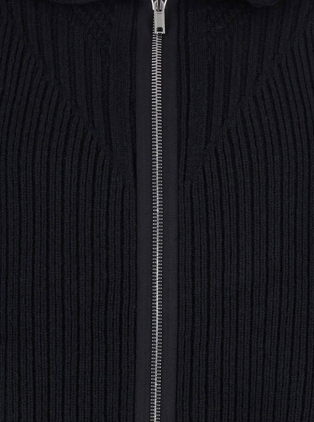 Rick Owens Zipped Knitted Hoodie