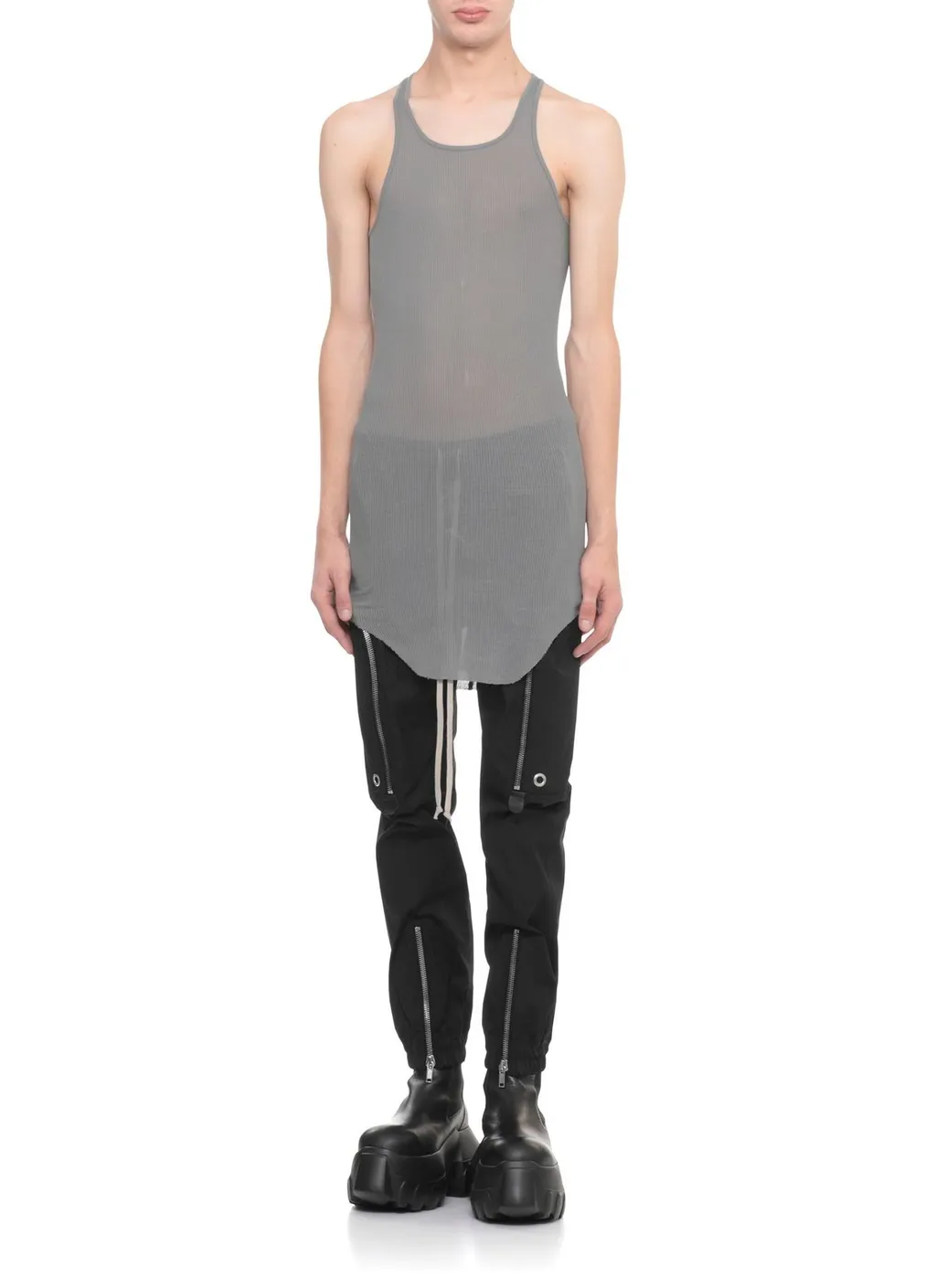 Rick Owens Ribbed Jersey Tank