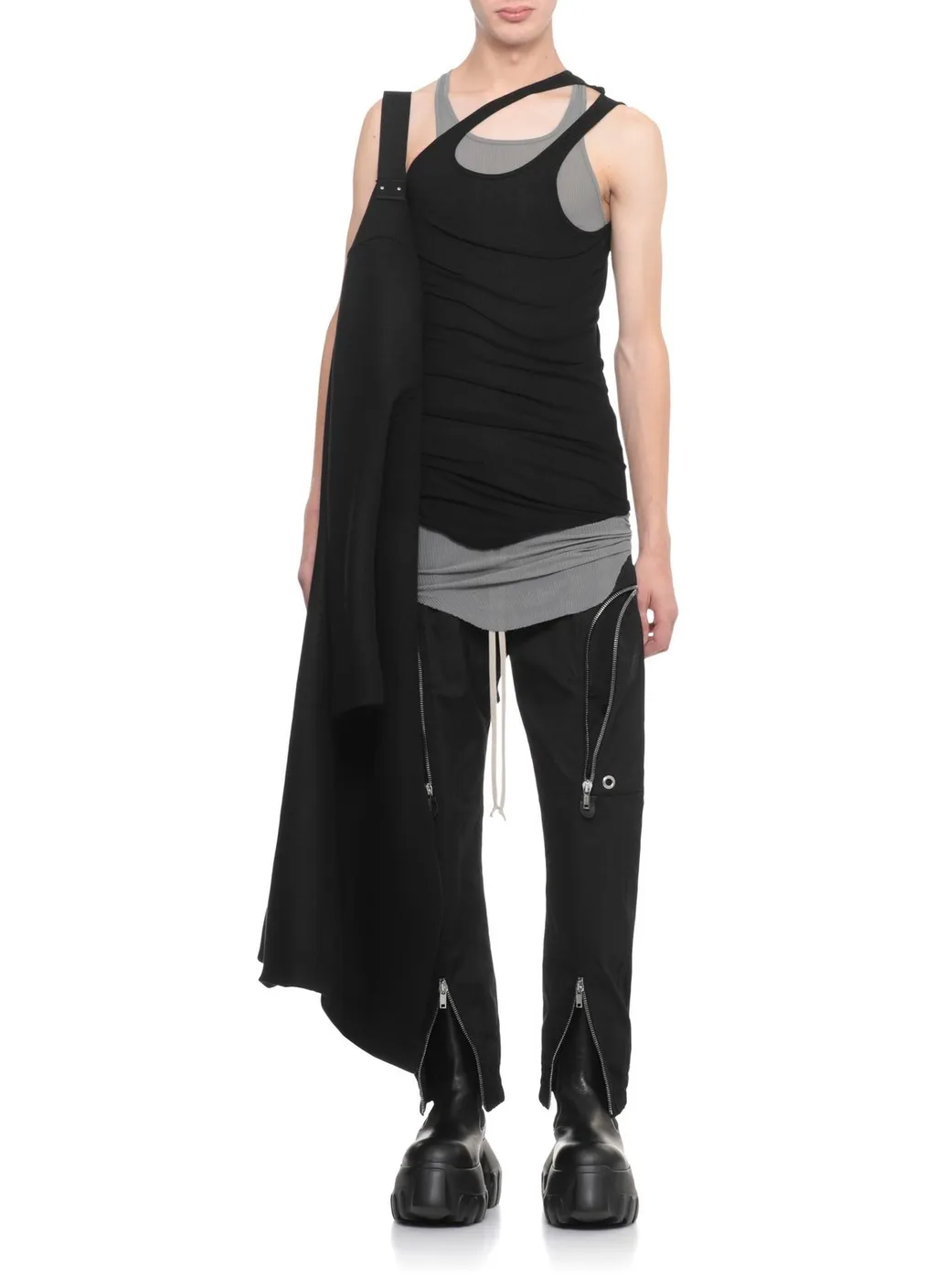 Rick Owens Ribbed Jersey Tank