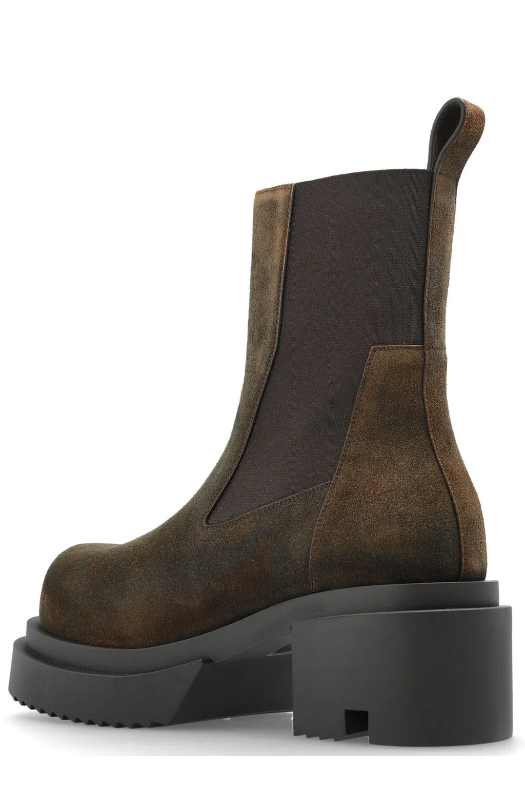 Rick Owens Round Toe Boots