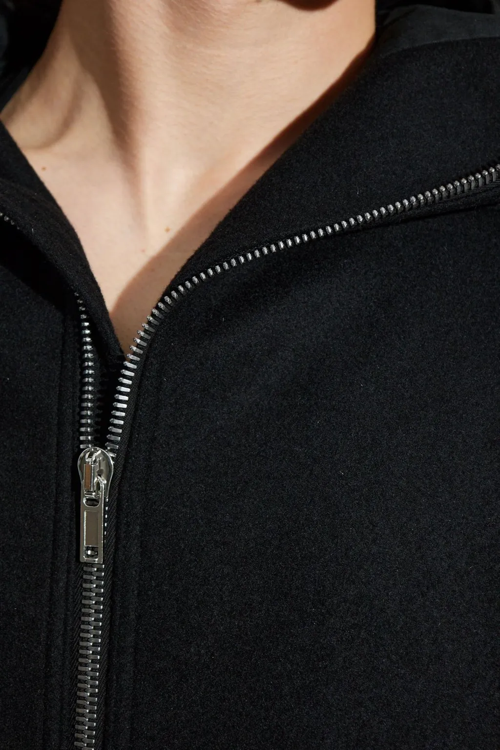 Rick Owens Zipped Hooded Raincoat