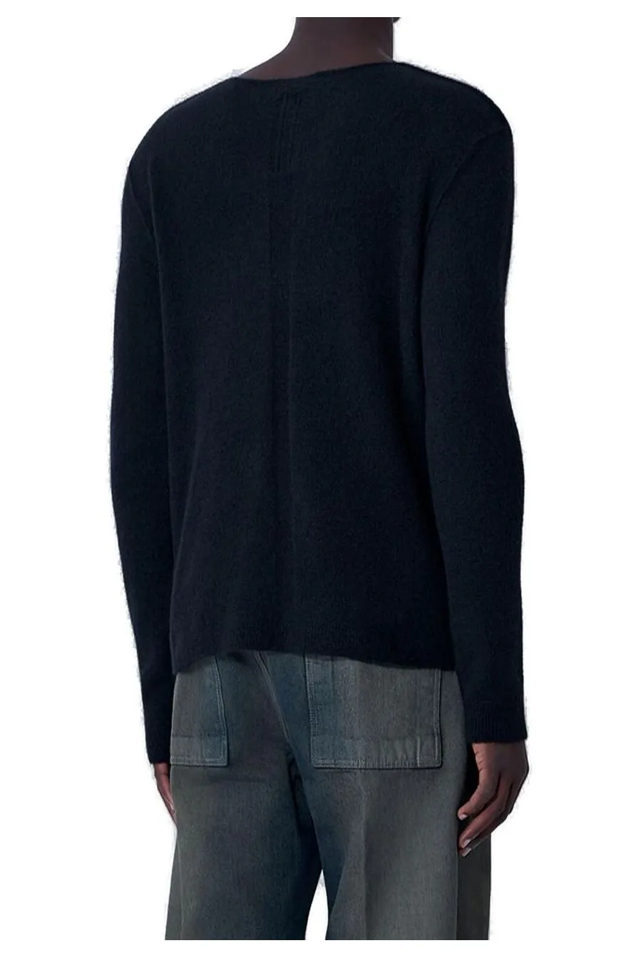 Rick Owens Ls Cut-Out Front Top