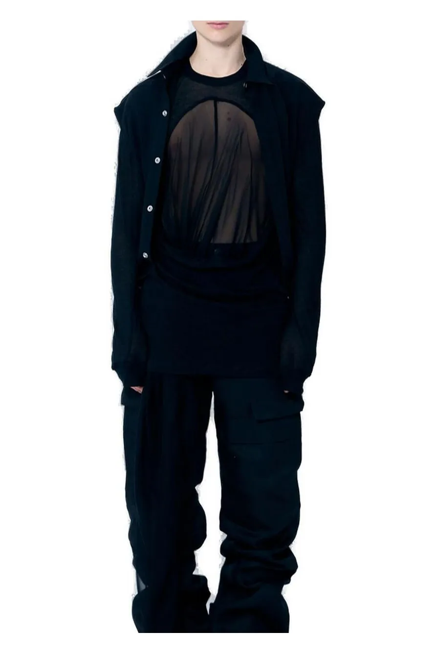 Rick Owens Hollywood Sleeveless Jumbo Outershirt