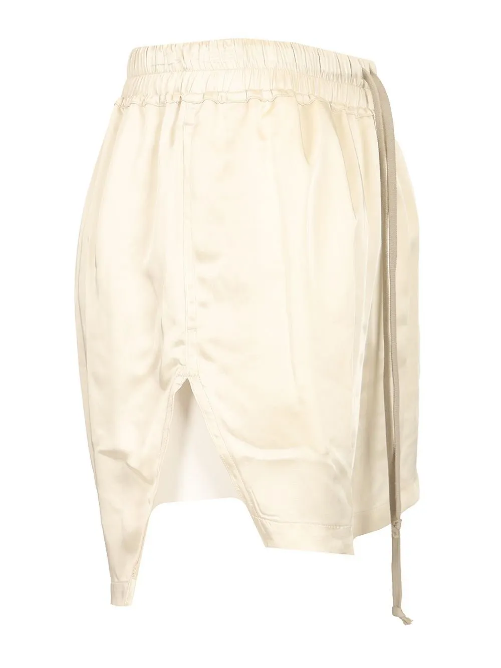 Rick Owens Frayed-Edge Drawstring Shorts