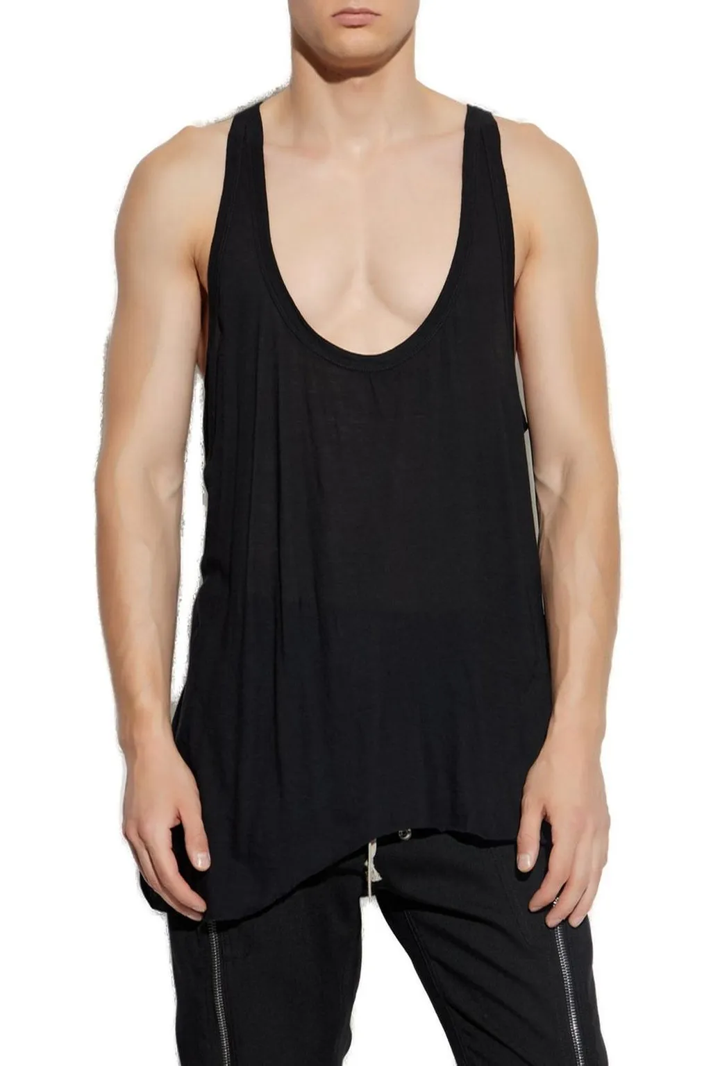 Rick Owens Pony Low Neckline Top