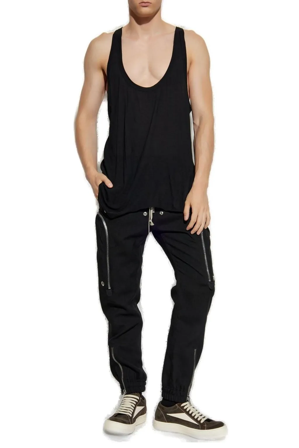 Rick Owens Pony Low Neckline Top