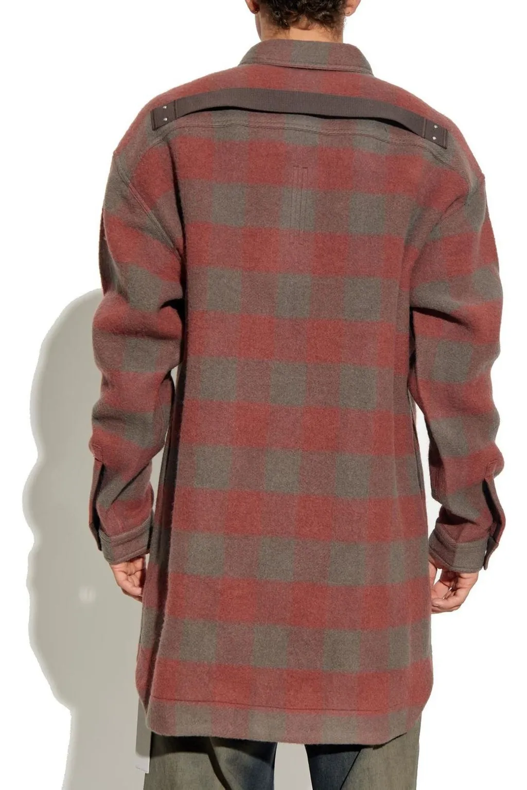 Rick Owens Checked Oversized Shirt