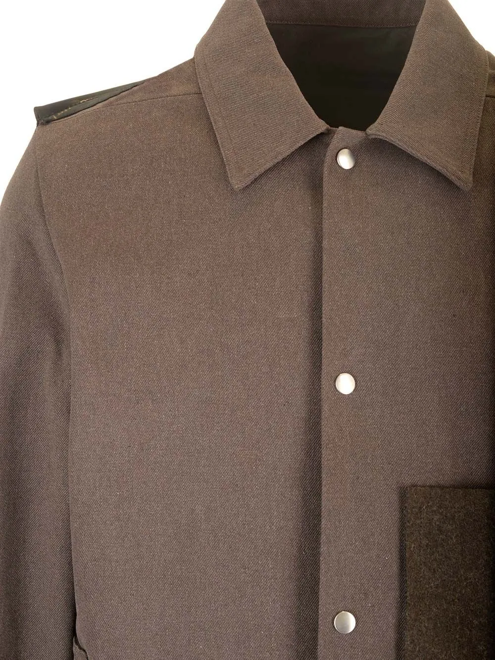 Rick Owens Tour Snap Front Straight Hem Jacket