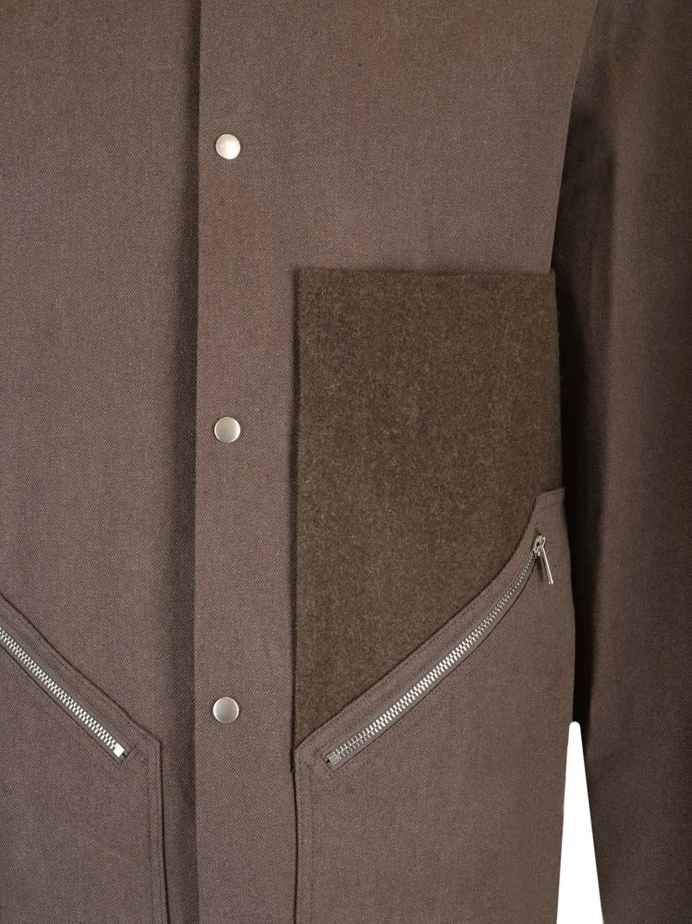 Rick Owens Tour Snap Front Straight Hem Jacket