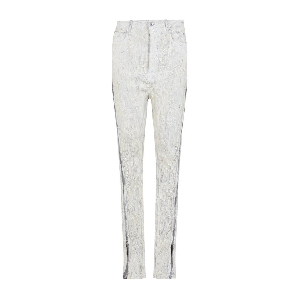 Rick Owens Bolan Banana Zipped Detailed Jeans