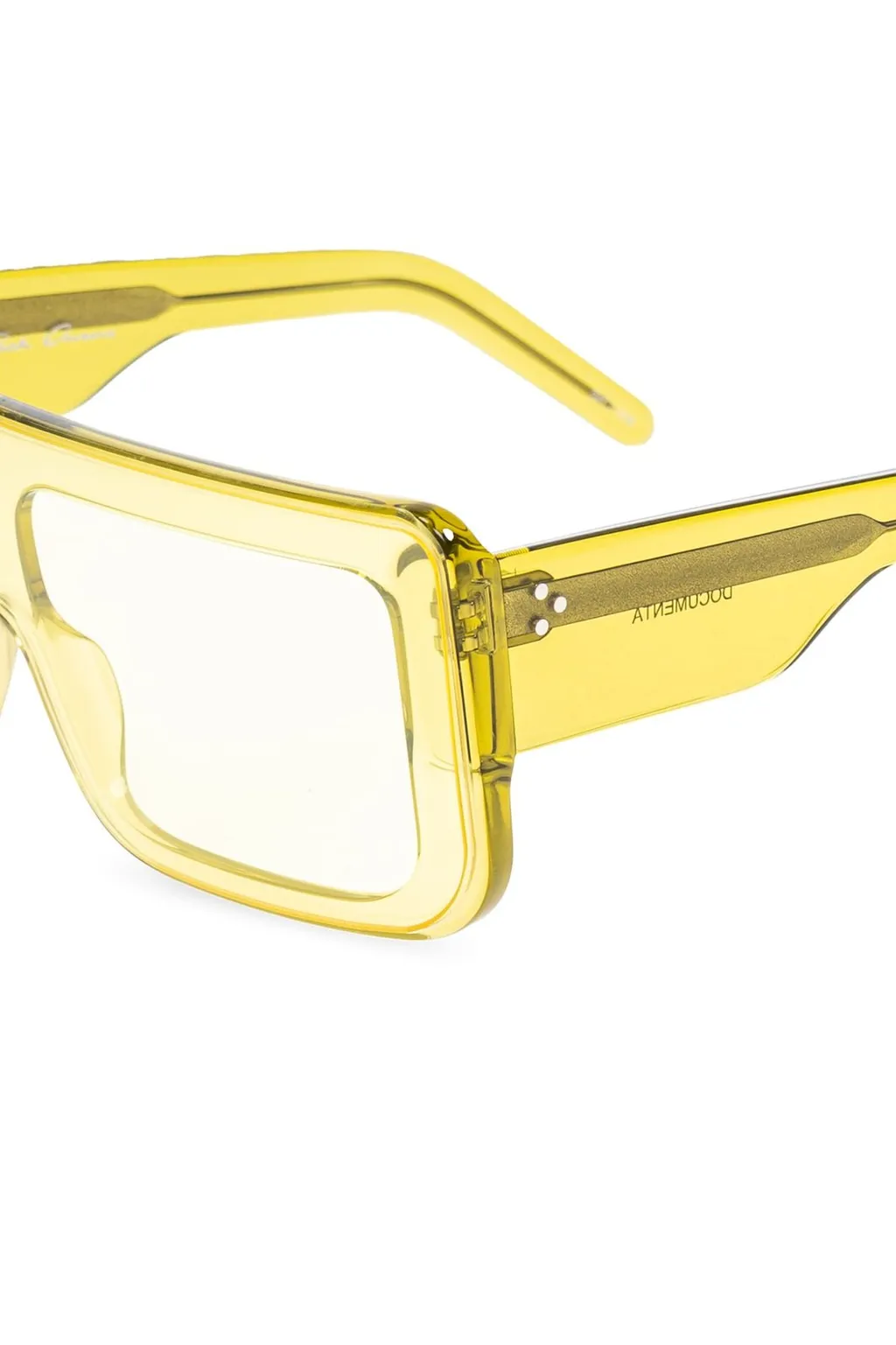 Rick Owens Rectangular Frame Glasses