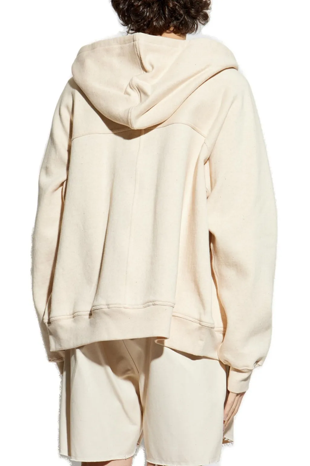 Rick Owens Zip-Up Drawstring Hoodie