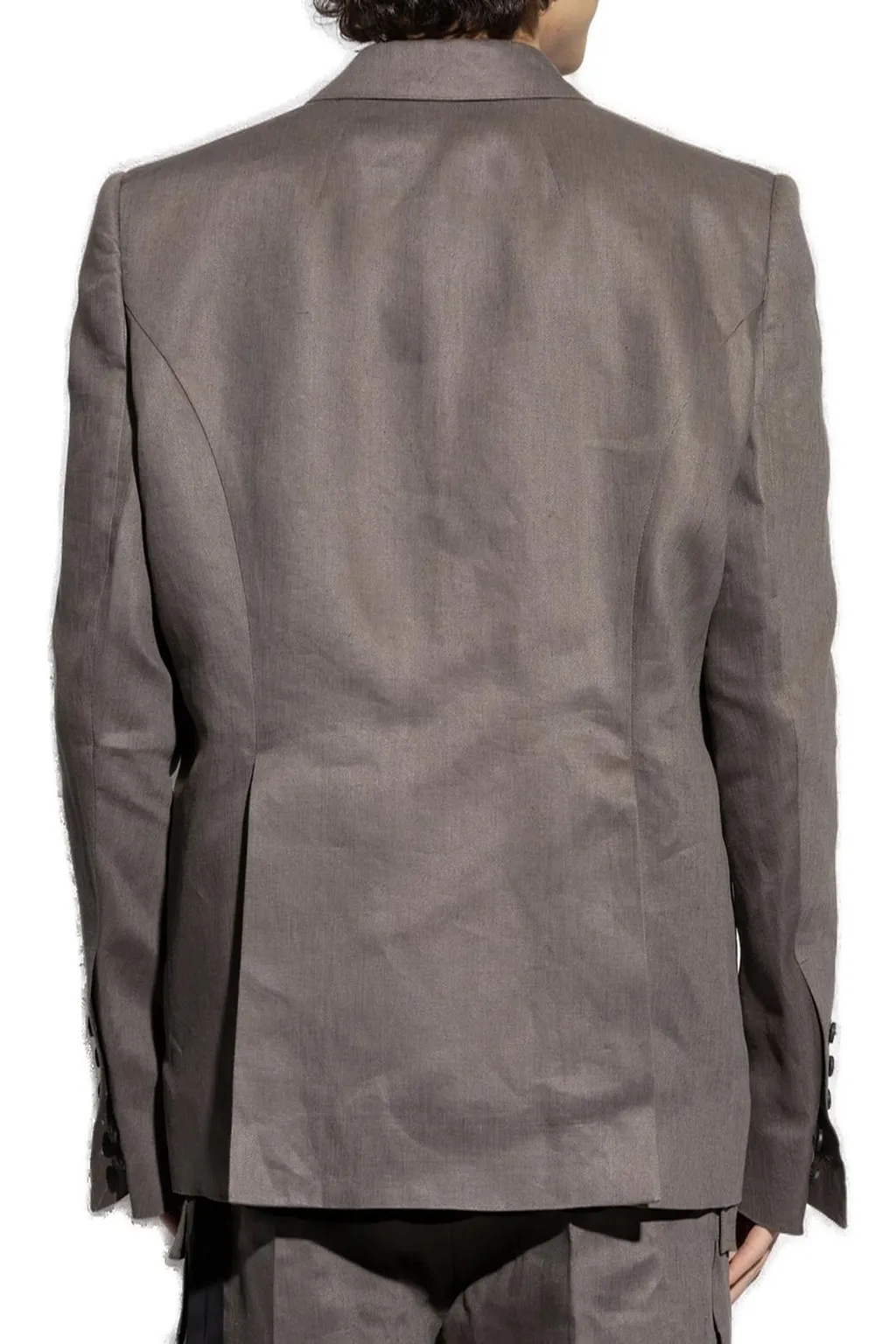 Rick Owens Double Breasted Tailored Blazer