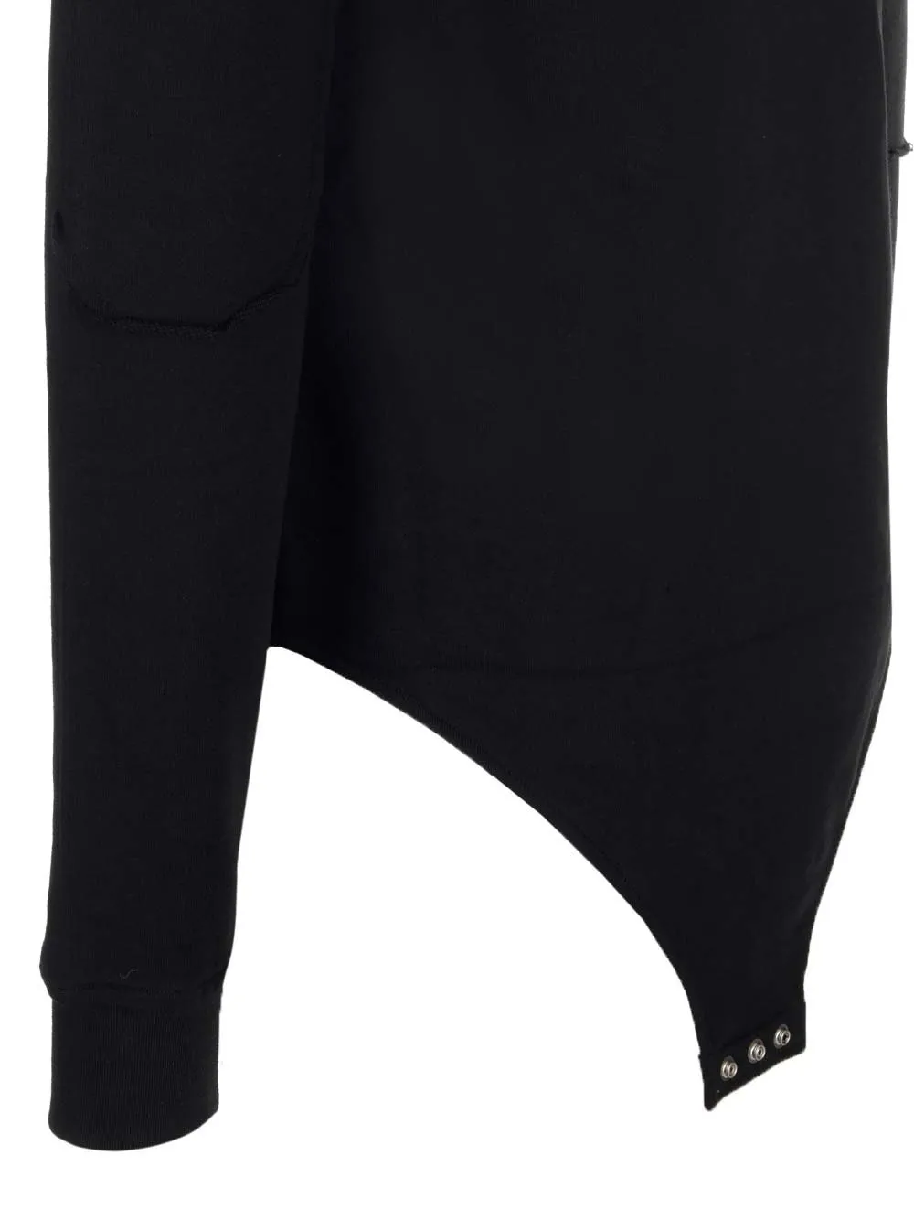 Rick Owens X Champion Logo-Embroidered Drawstring Hooded Bodysuit
