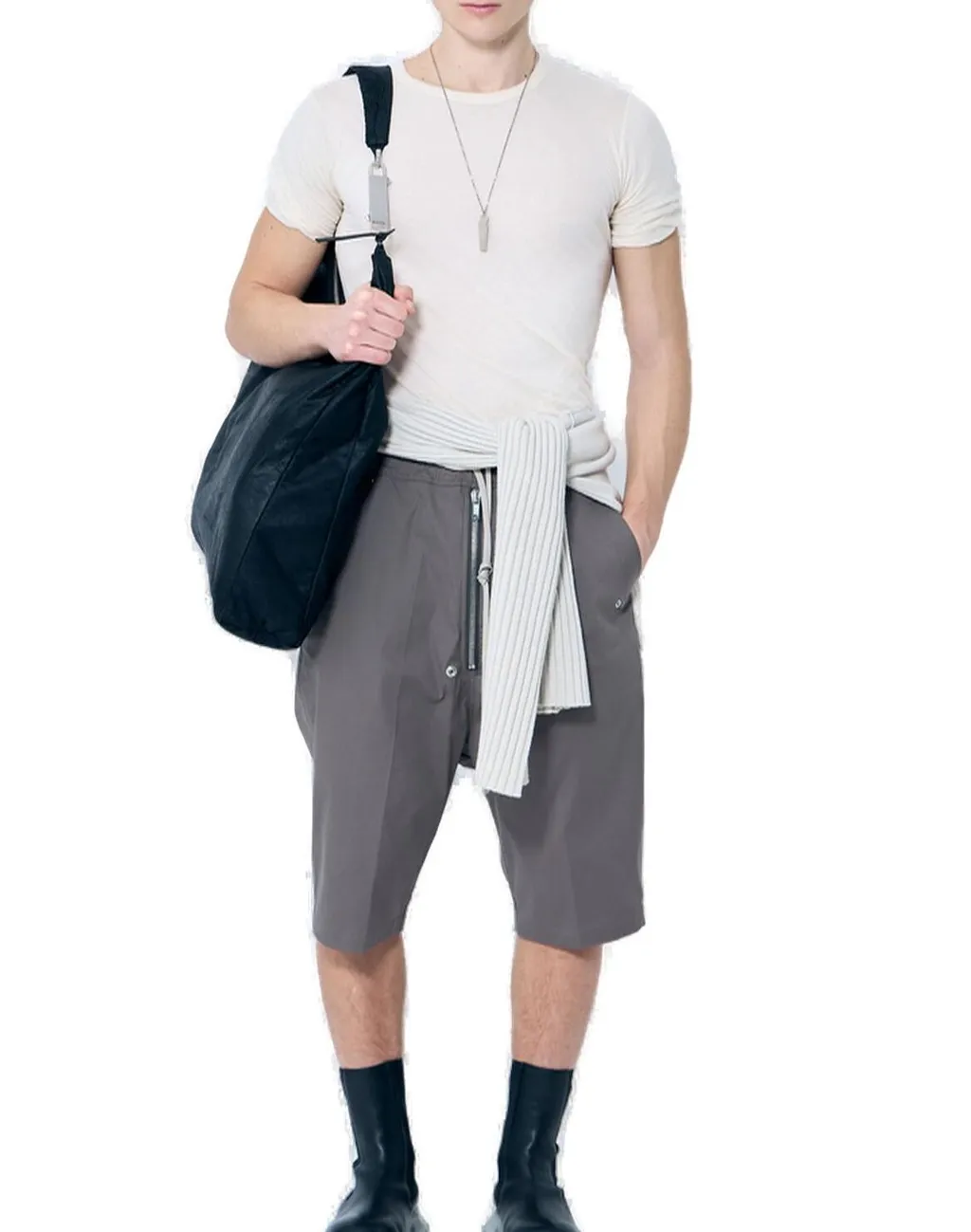 Rick Owens Drawstring Bermuda Shorts