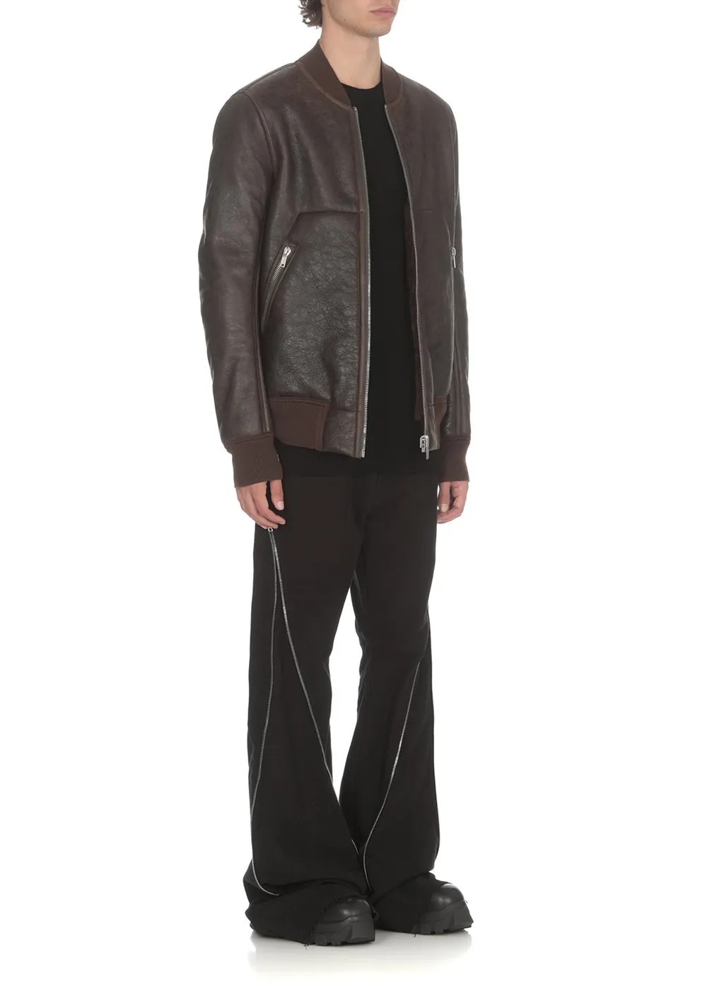 Rick Owens Ribbed-Knit Crewneck Jumper
