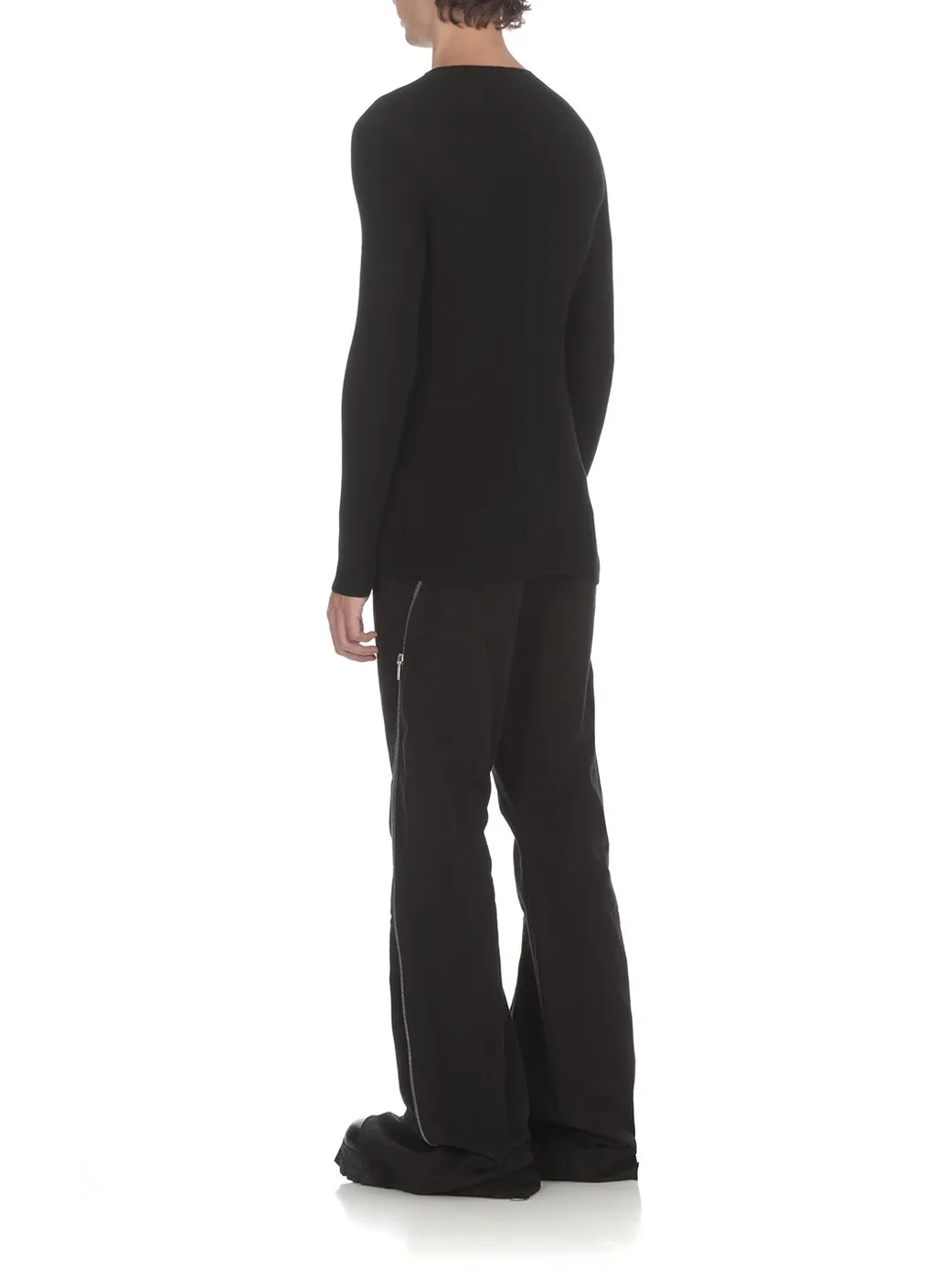 Rick Owens Ribbed-Knit Crewneck Jumper