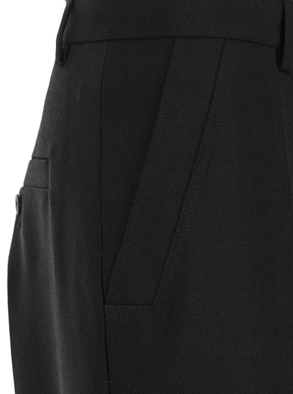 Rick Owens Pressed Crease Tailored Pants