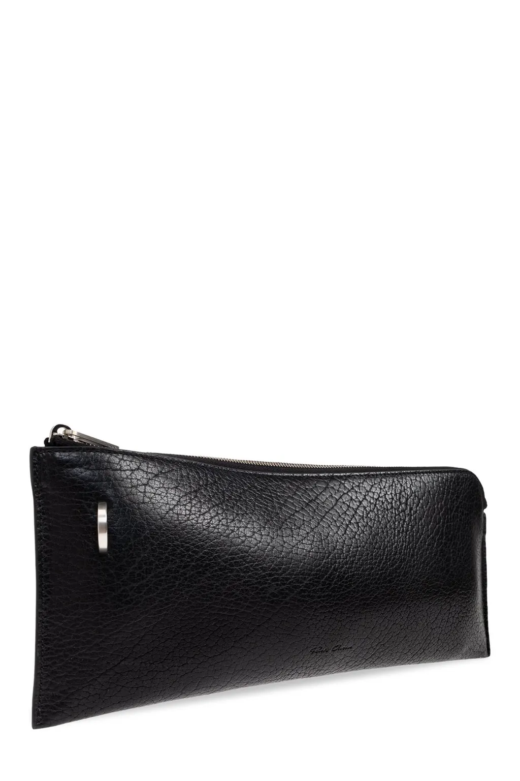 Rick Owens Logo Embossed Clutch Bag