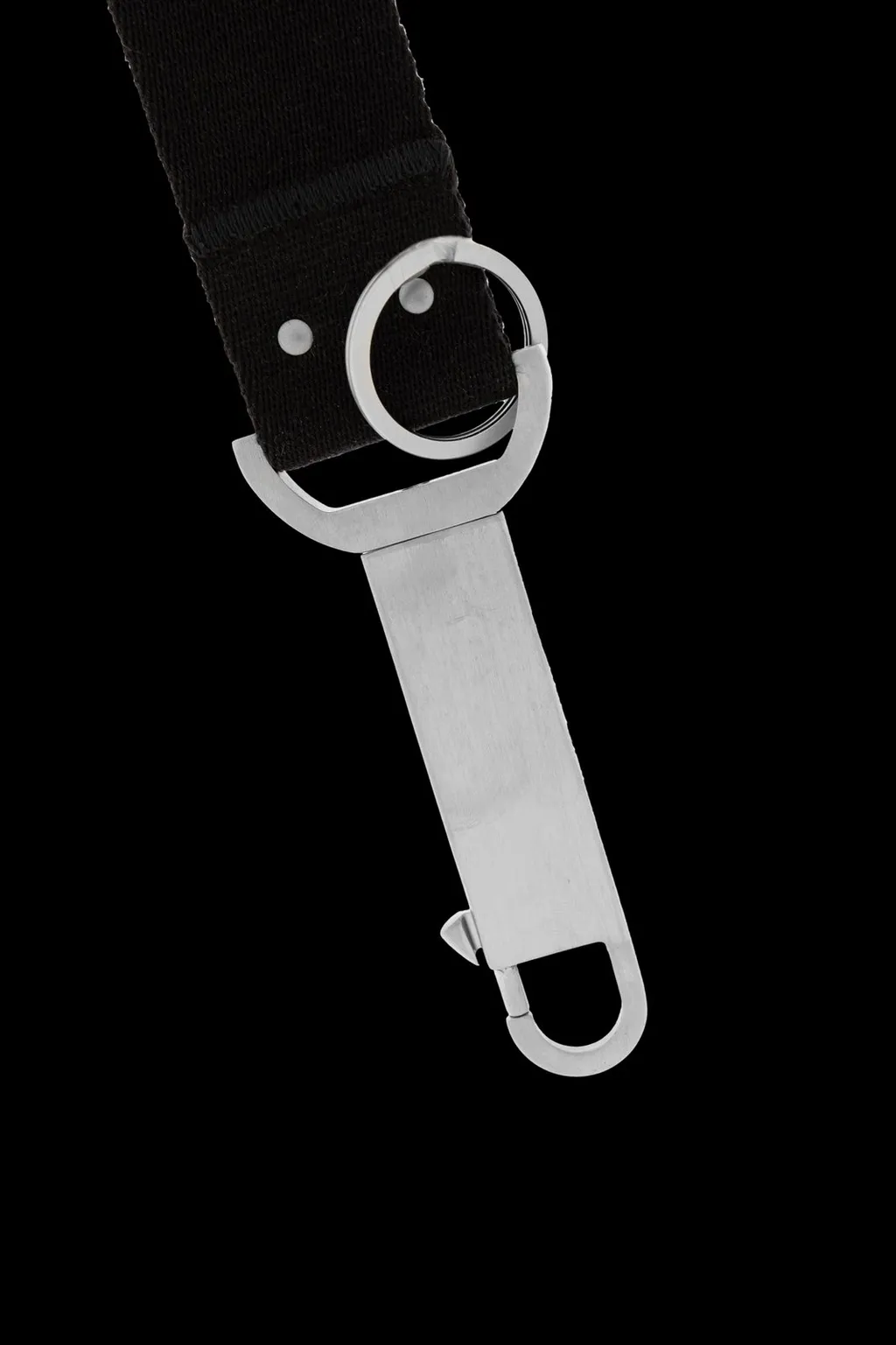 Rick Owens Logo Tape Claw Fastened Keychain