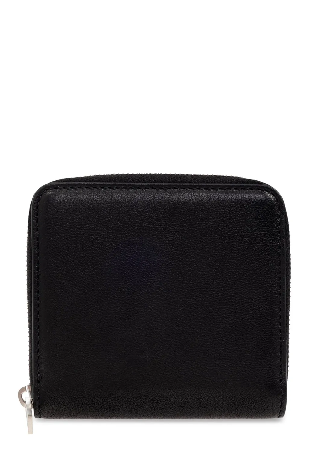 Rick Owens Logo Embossed Zip Around Wallet