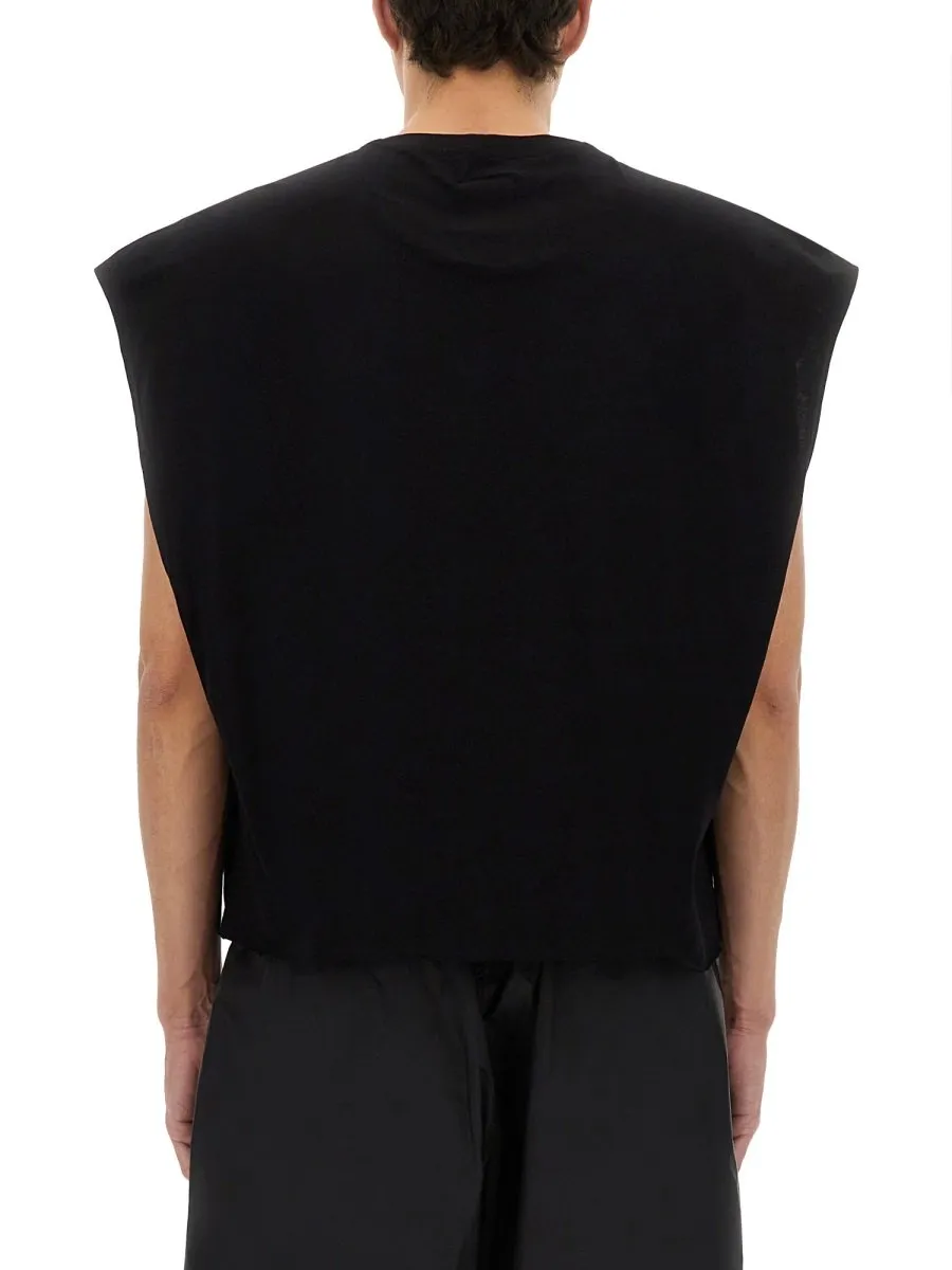 Rick Owens X Champion Logo Detailed T-Shirt