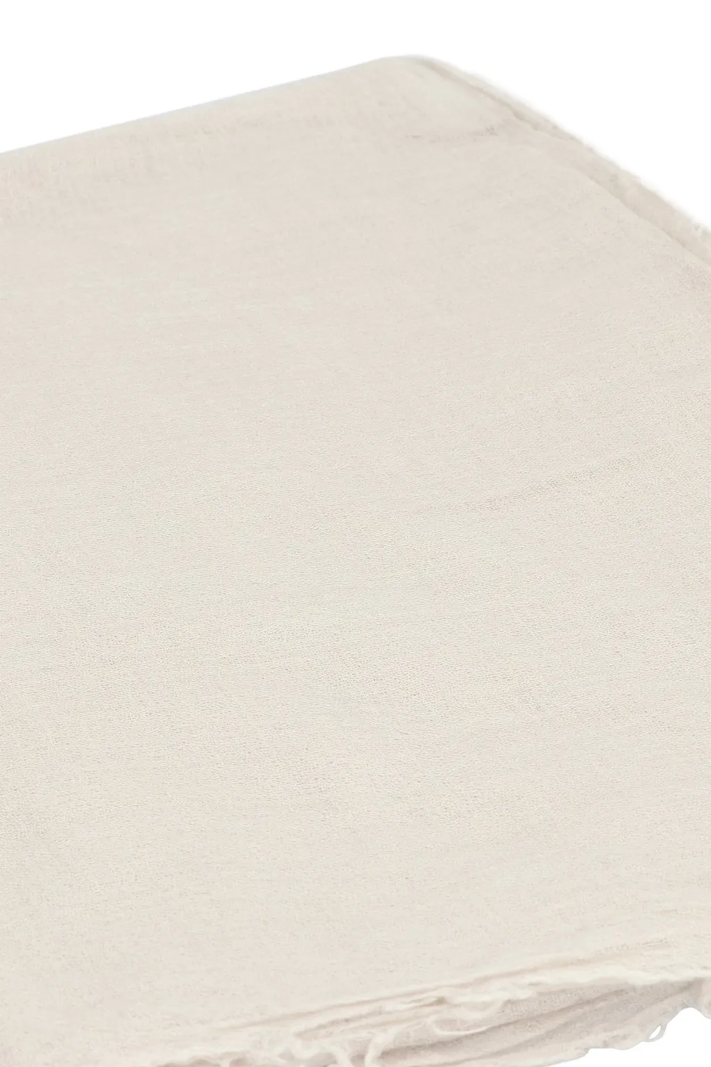 Rick Owens Frayed Edge Knitted Scarf