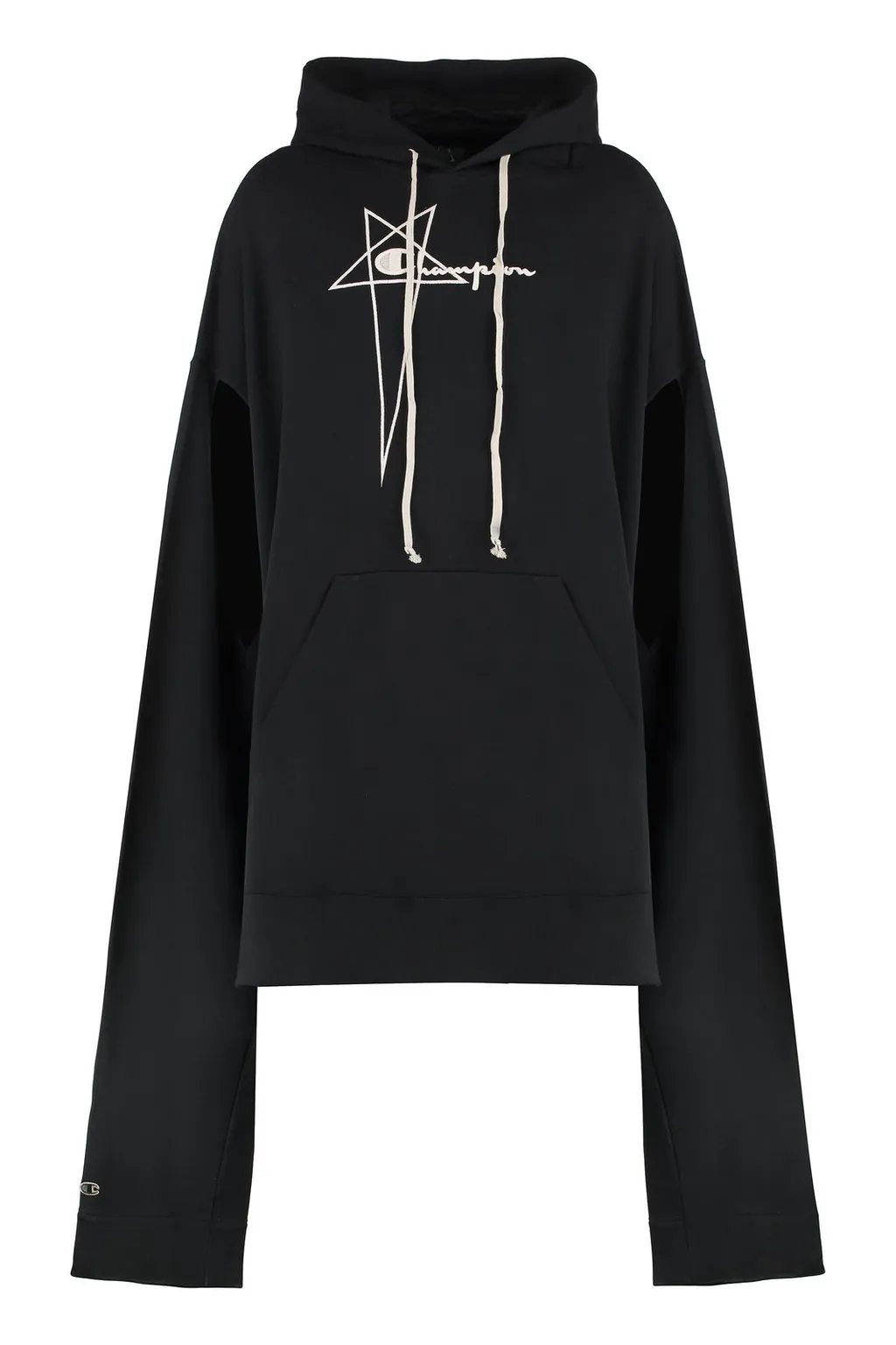 Rick Owens X Champion Flyproof Tunic Drawstring Hoodie