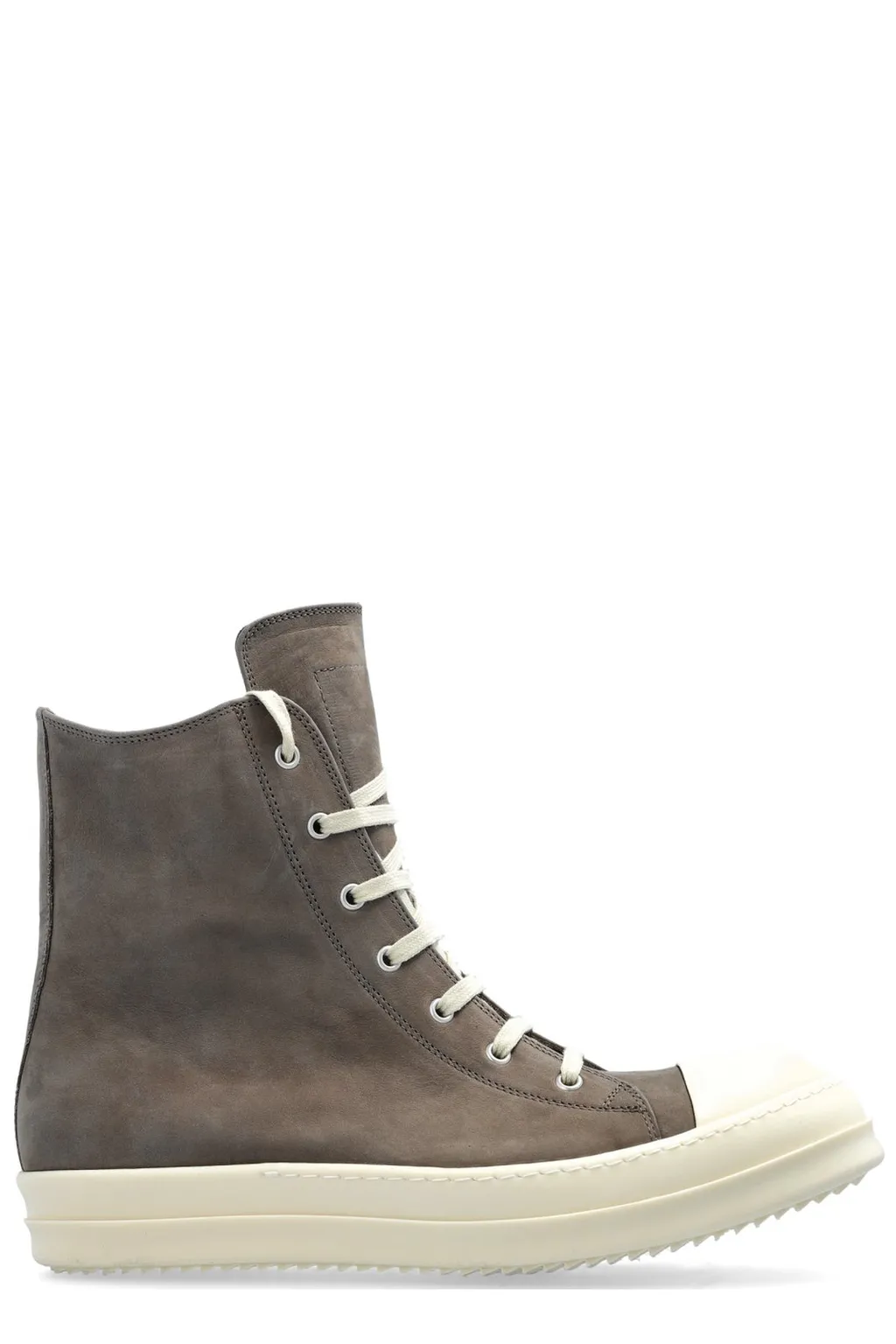Rick Owens Zip Detailed Lace-Up Sneakers