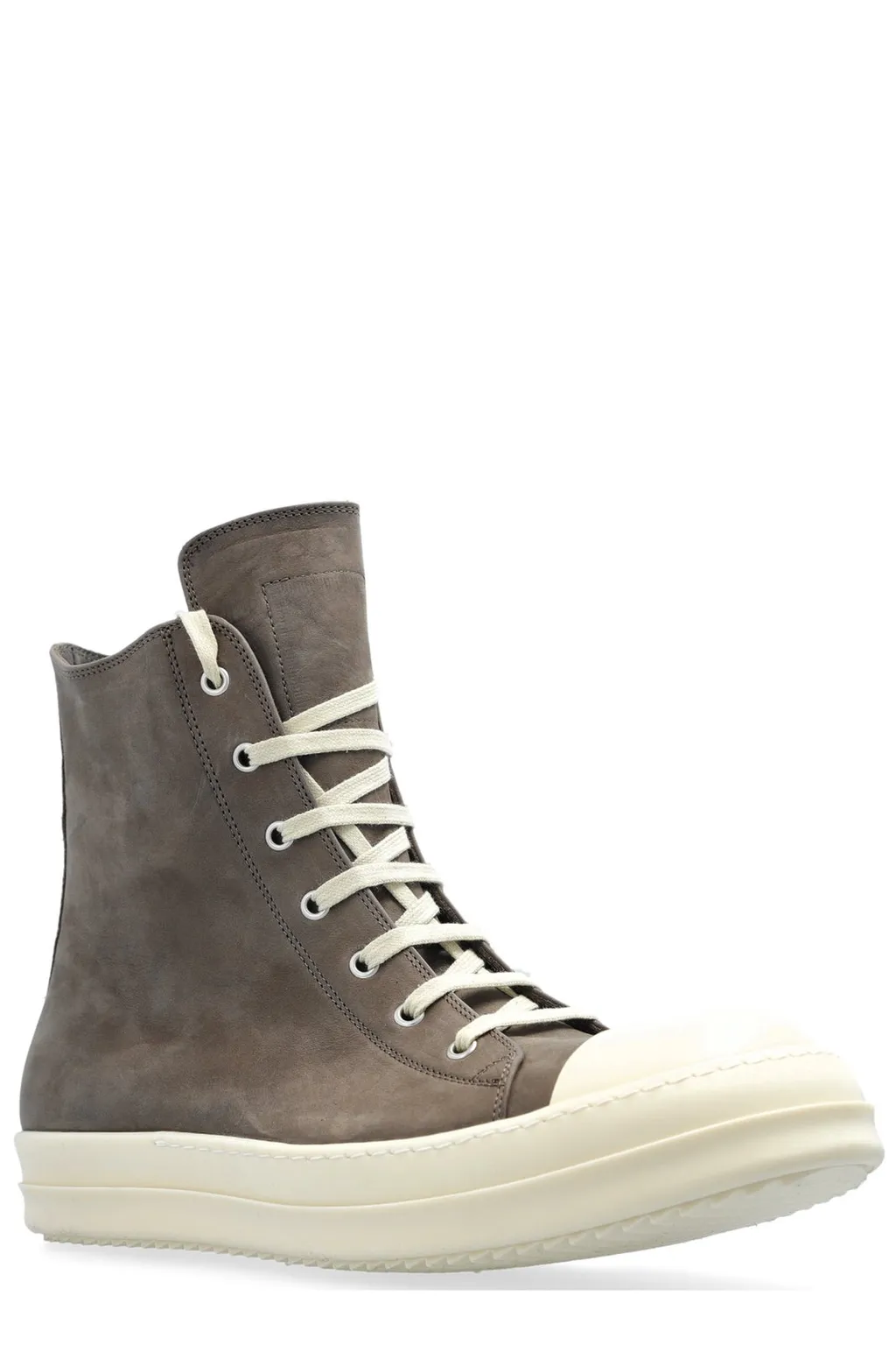 Rick Owens Zip Detailed Lace-Up Sneakers