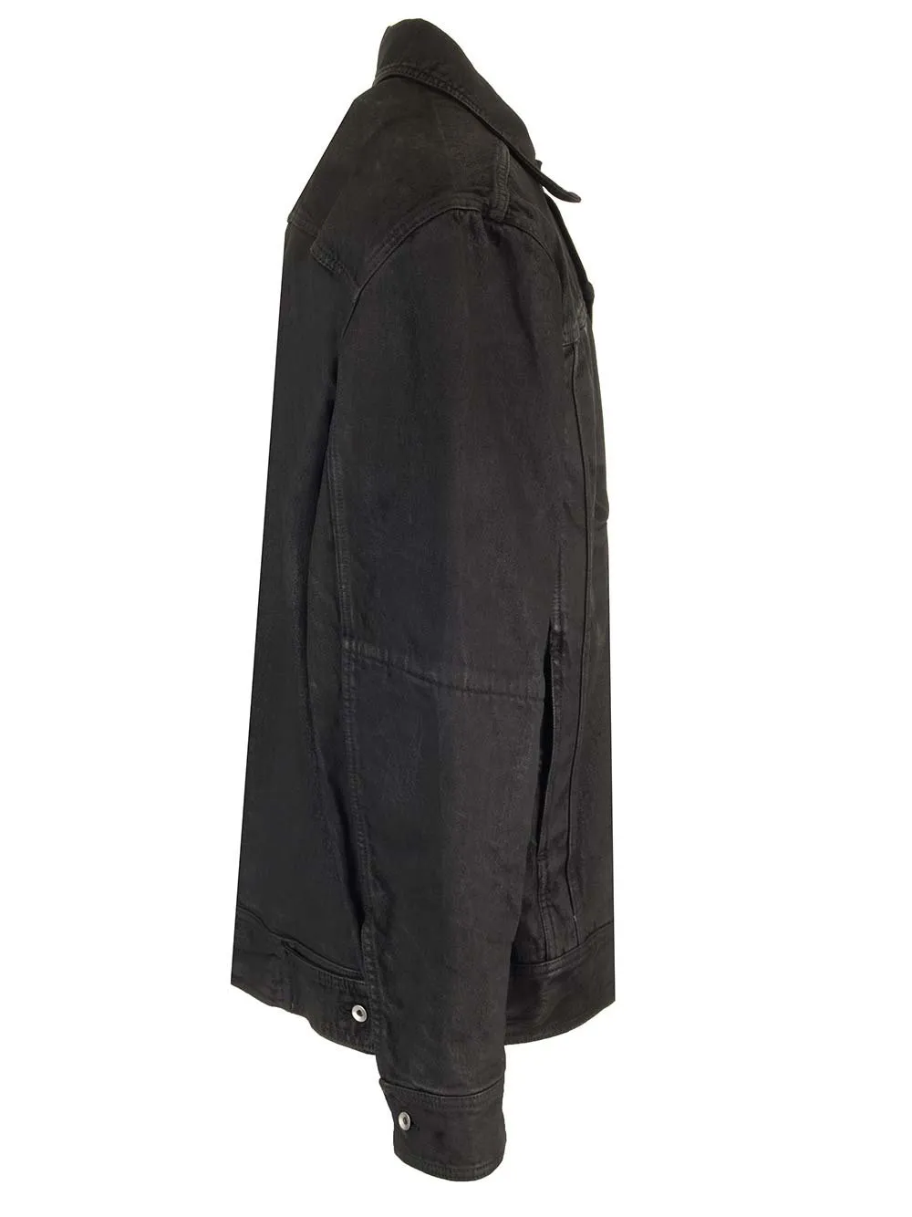 Rick Owens Long-Sleeved Button-Up Jacket