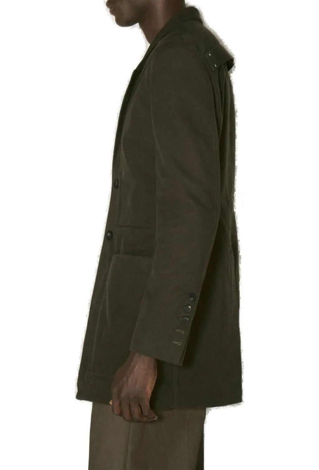 Rick Owens Lido Single-Breasted Blazer