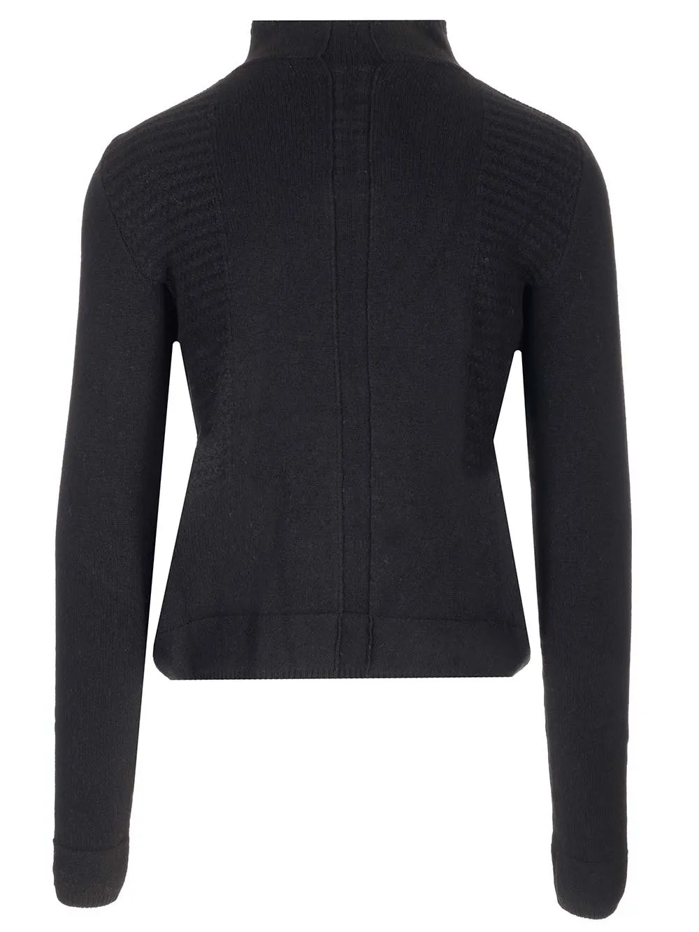 Rick Owens Seam Detailed Mock-Neck Jumper