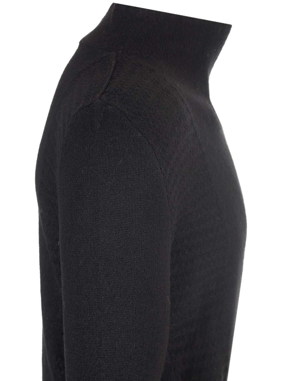 Rick Owens Seam Detailed Mock-Neck Jumper