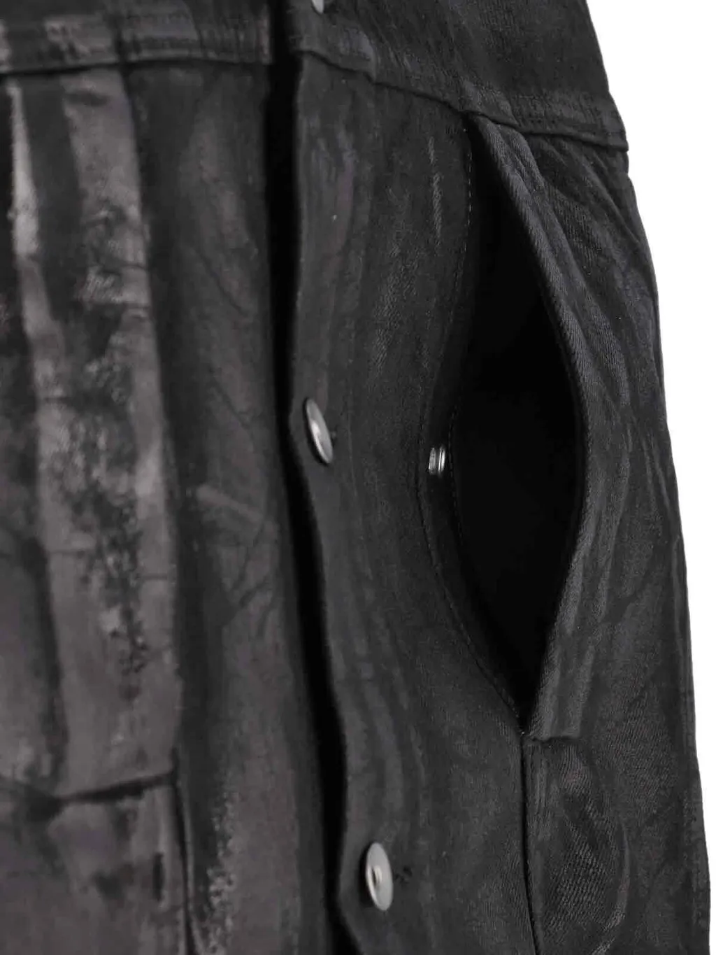 Rick Owens Drkshdw Strapped Jumbo Denim Jacket