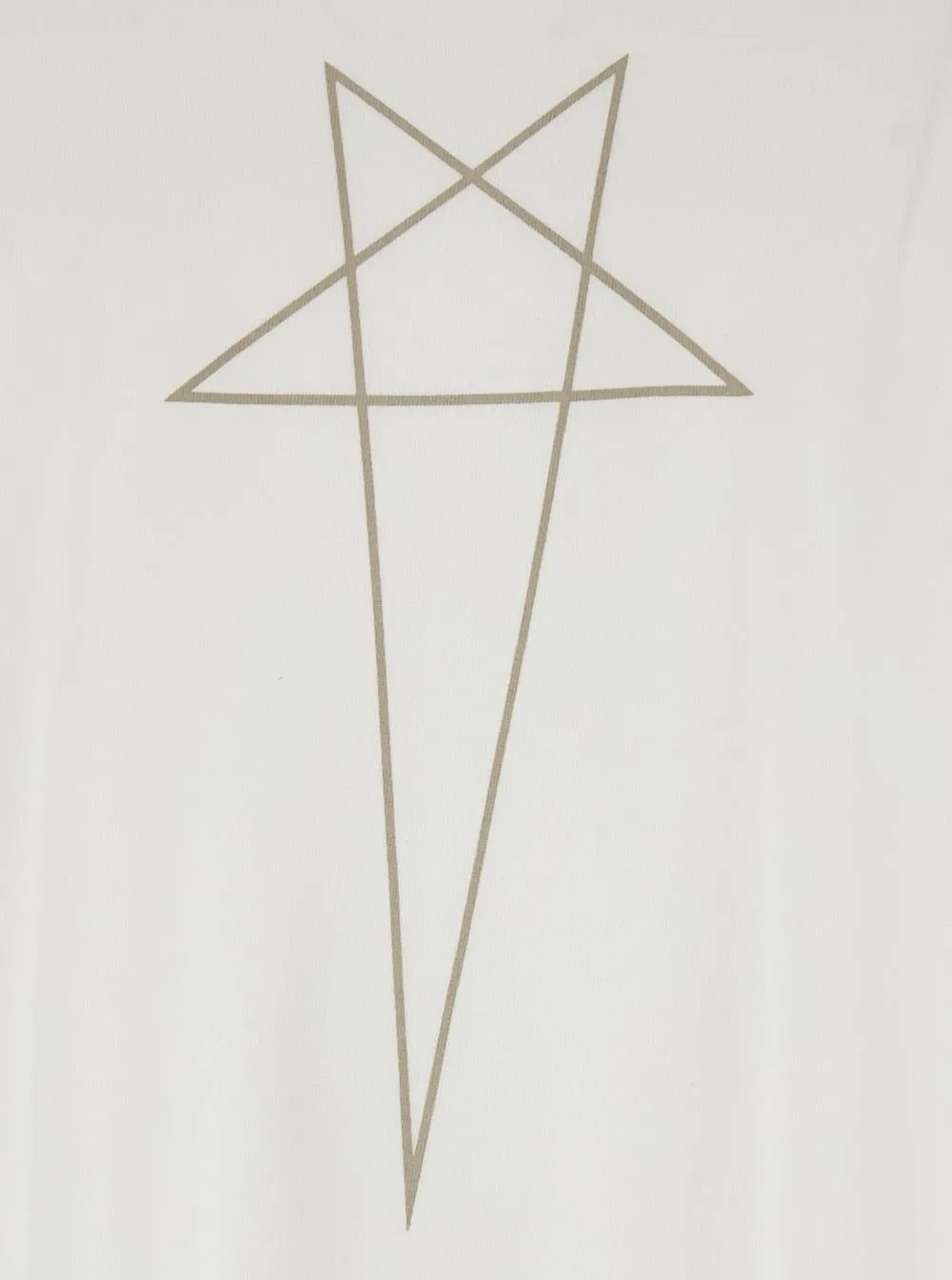 Rick Owens Drkshdw Star Printed Long Sleeved T-Shirt