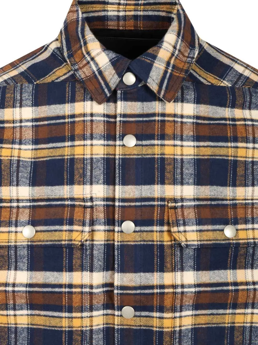 Rick Owens Drkshdw Cropped Plaid Outershirt