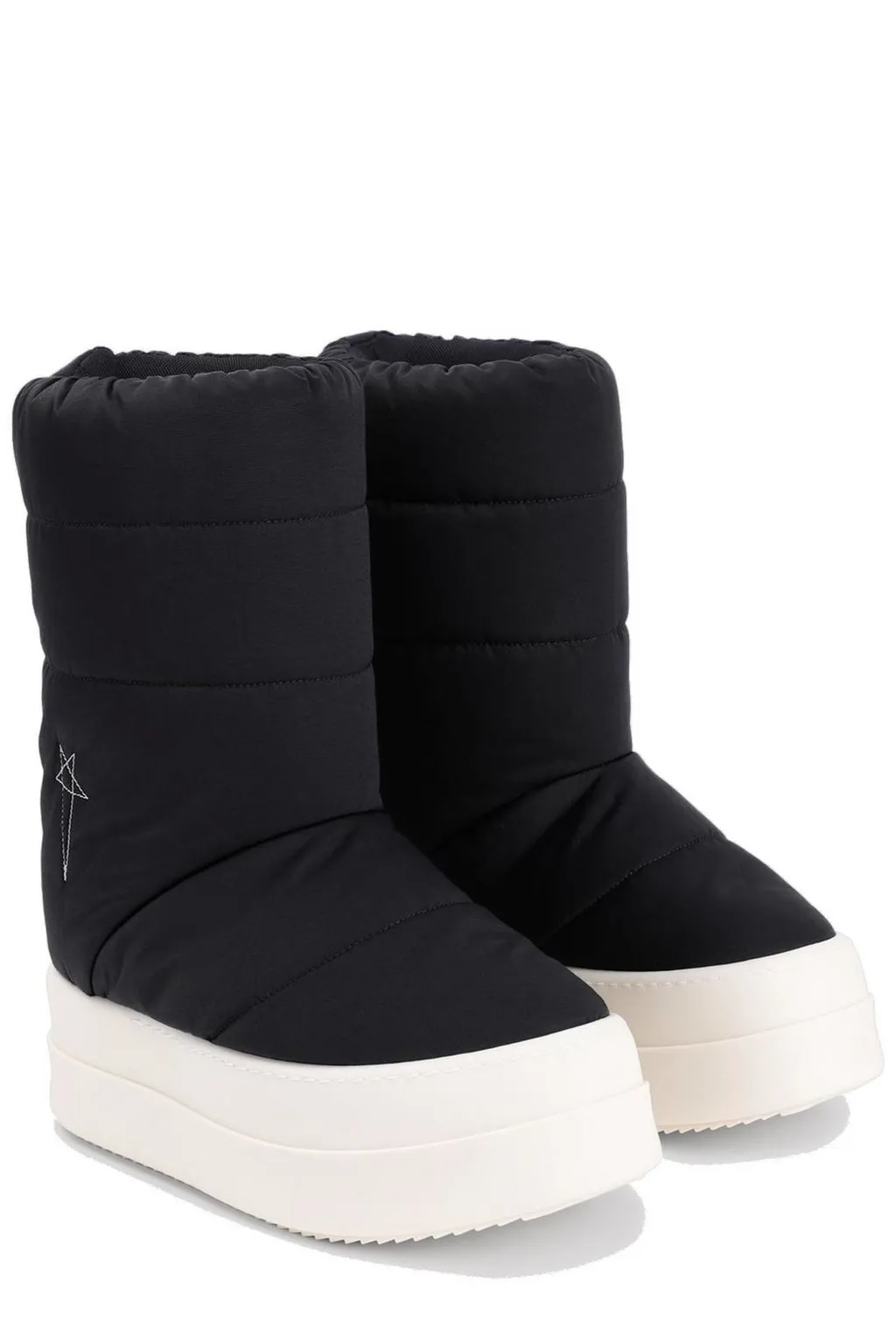 Rick Owens Drkshdw Star Detailed Platform Padded Boots
