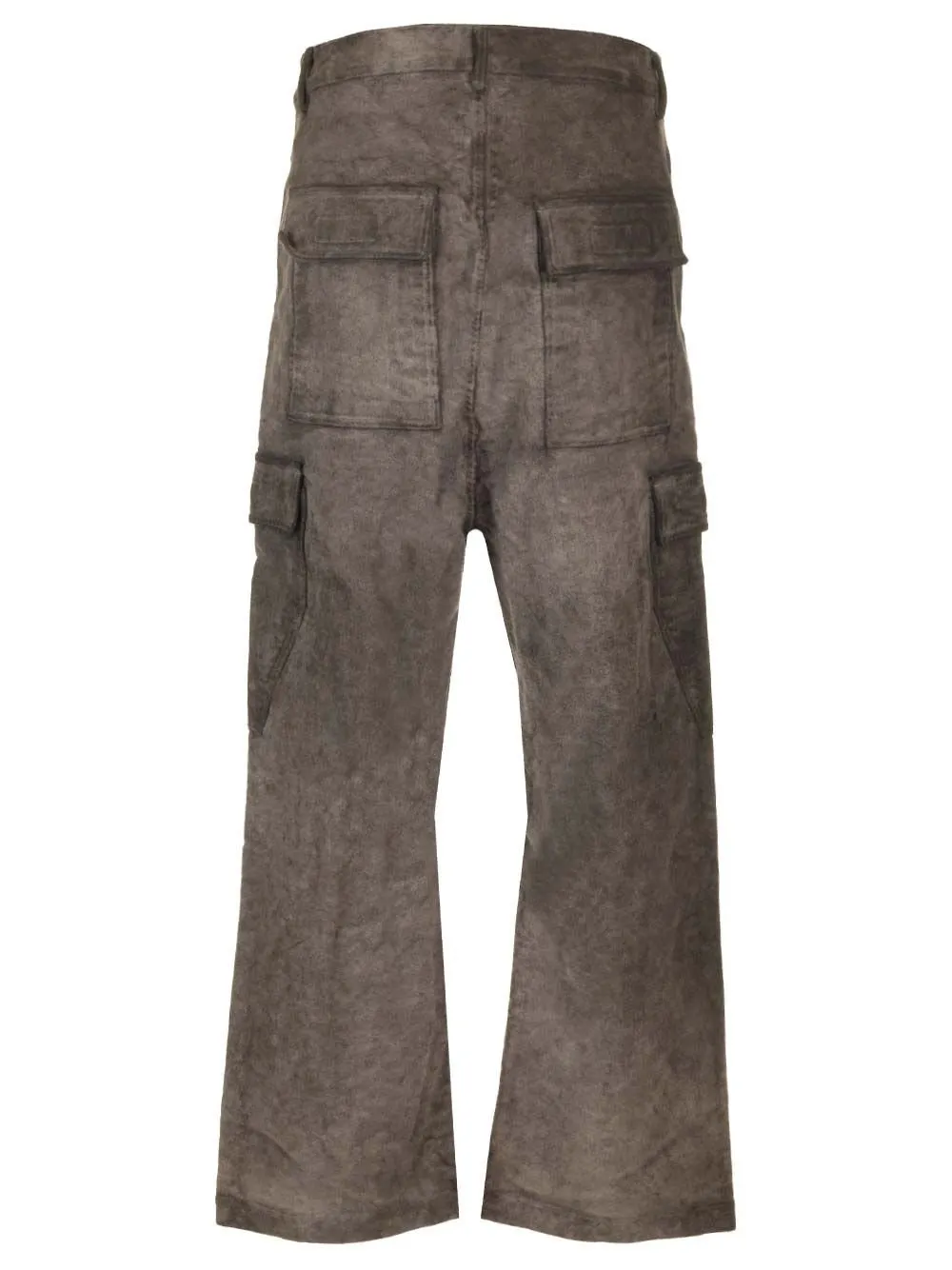Rick Owens Drkshdw Distressed Textured Cargo Trousers