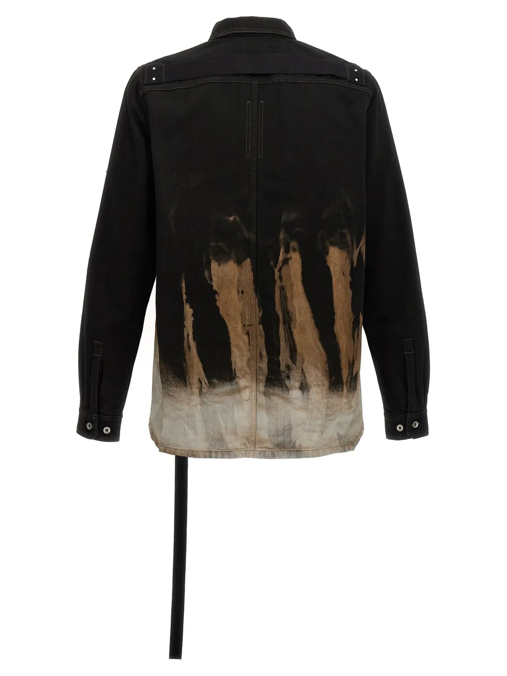 Rick Owens Drkshdw Tie-Dyed Denim Jacket