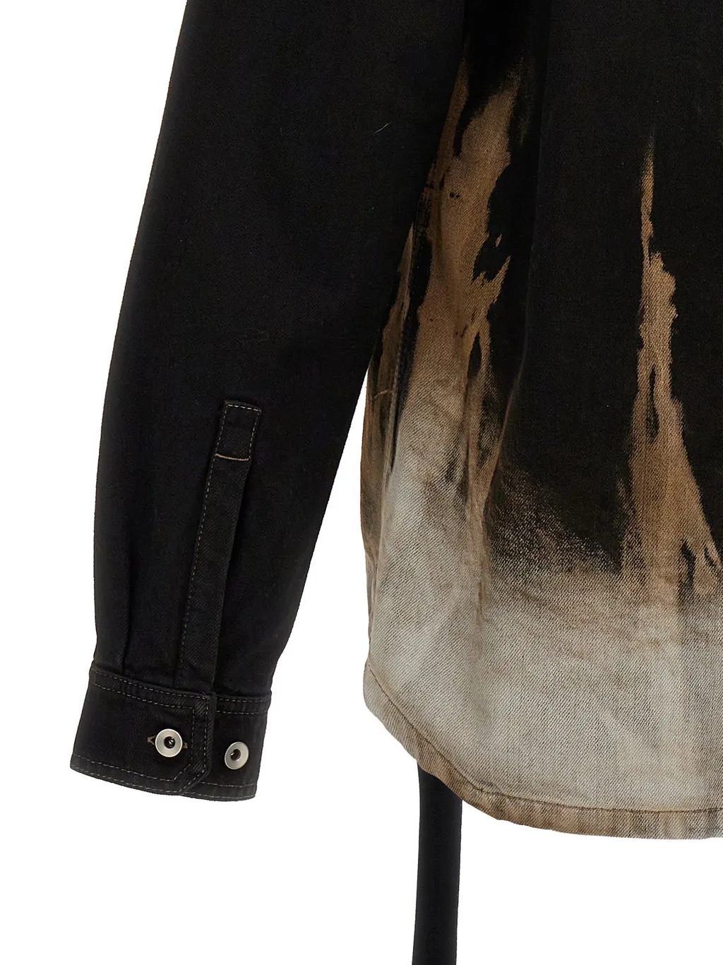 Rick Owens Drkshdw Tie-Dyed Denim Jacket